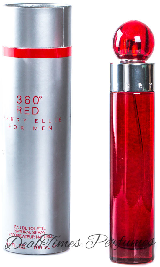 Perry Ellis 360 Red Cologne for Men 3.4 oz EDT Spray New in Box | eBay