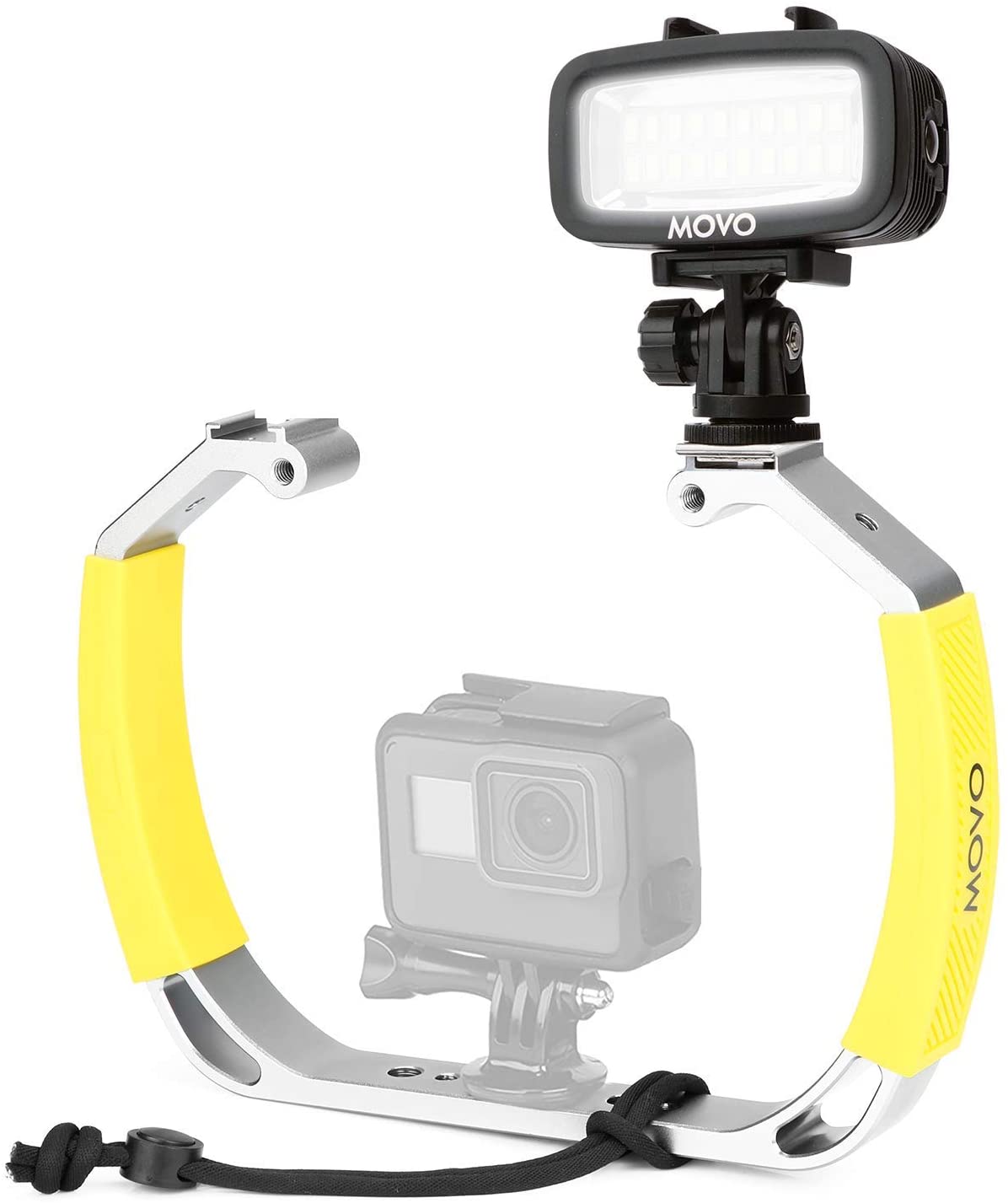 Movo XL Underwater Scuba Diving Rig Bundle with Waterproof LED Light