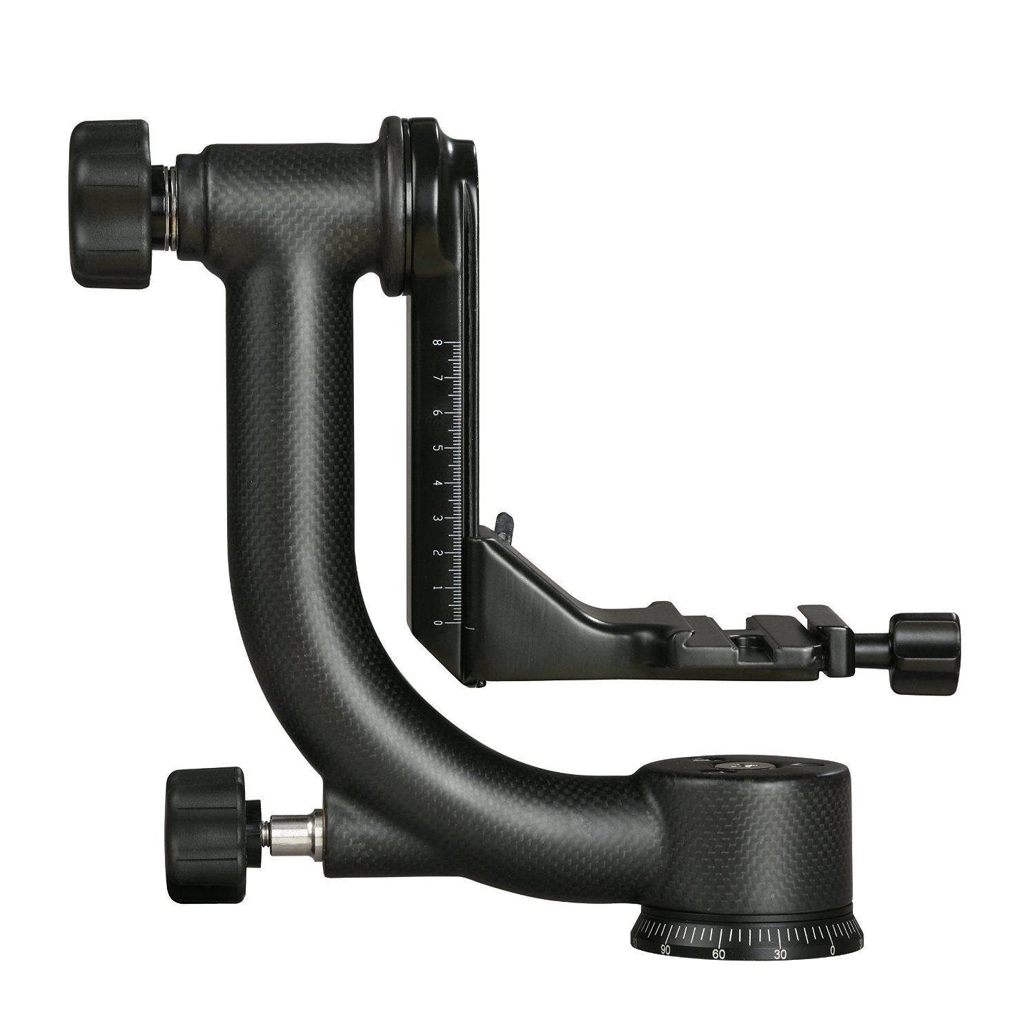 Movo GH800 Carbon Fiber Gimbal Tripod Head with Arca-Swiss Quick ...