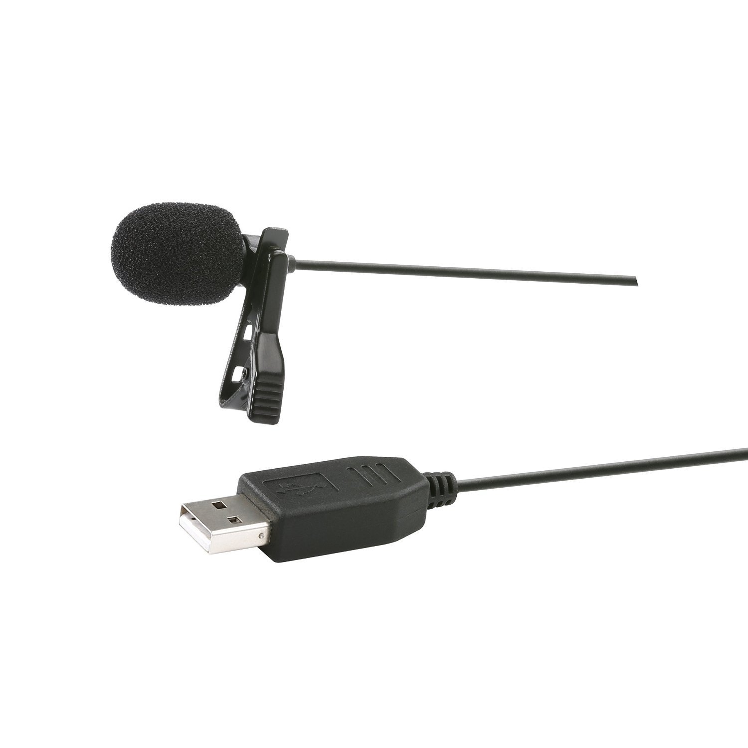 Movo M1 USB Lavalier Lapel Clipon Computer Microphone for PC and Mac