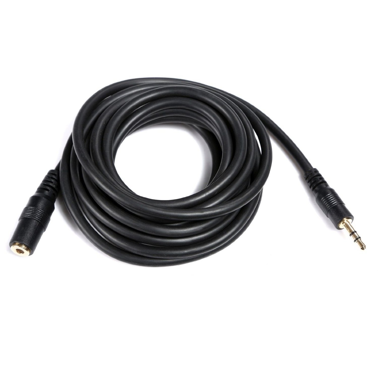 Movo 10'(3m) TRS Female 3.5mm to Male Microphone Extension Cable for