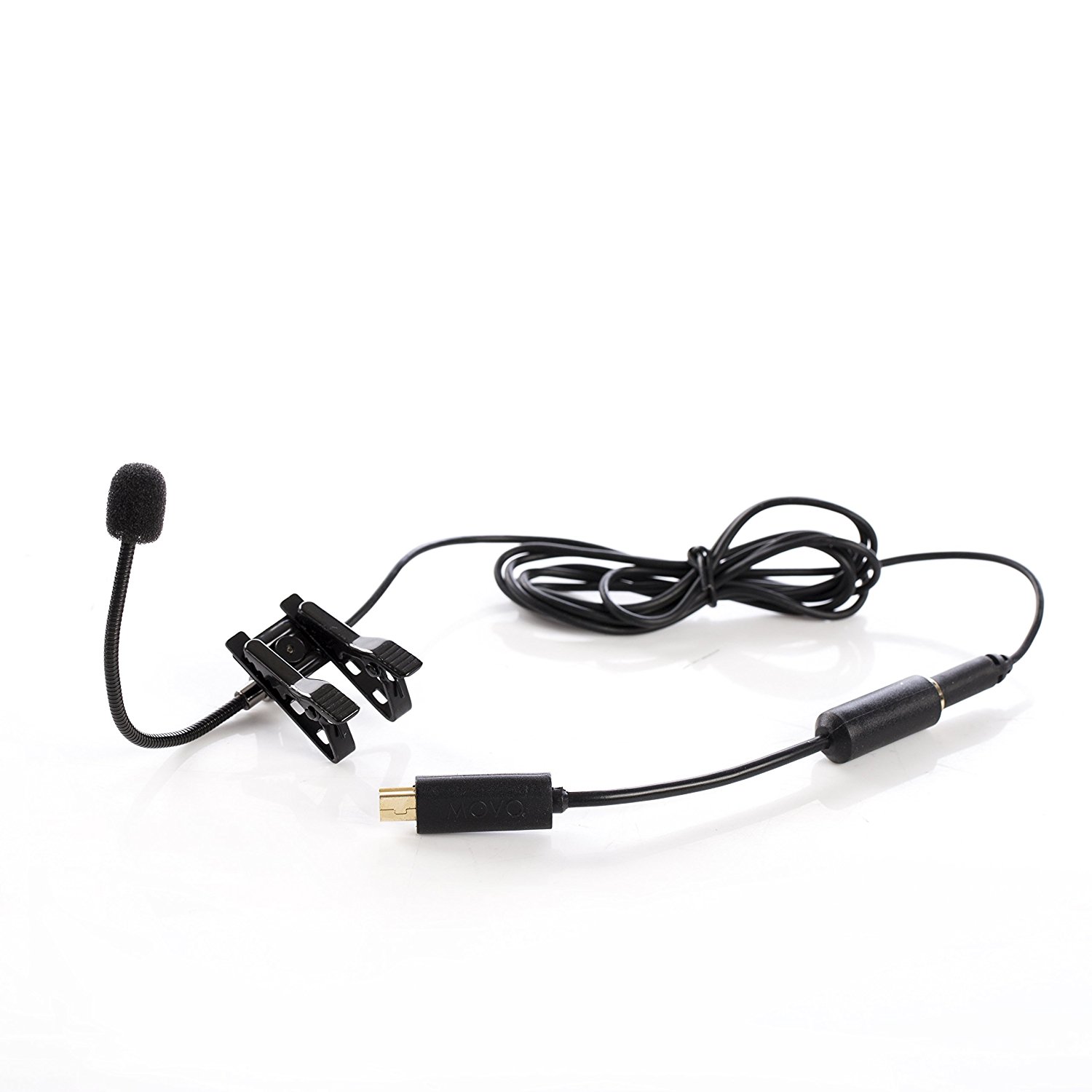 Movo ACM400 Flex Gooseneck Lapel Microphone for DSLR Camera, Mirrorless